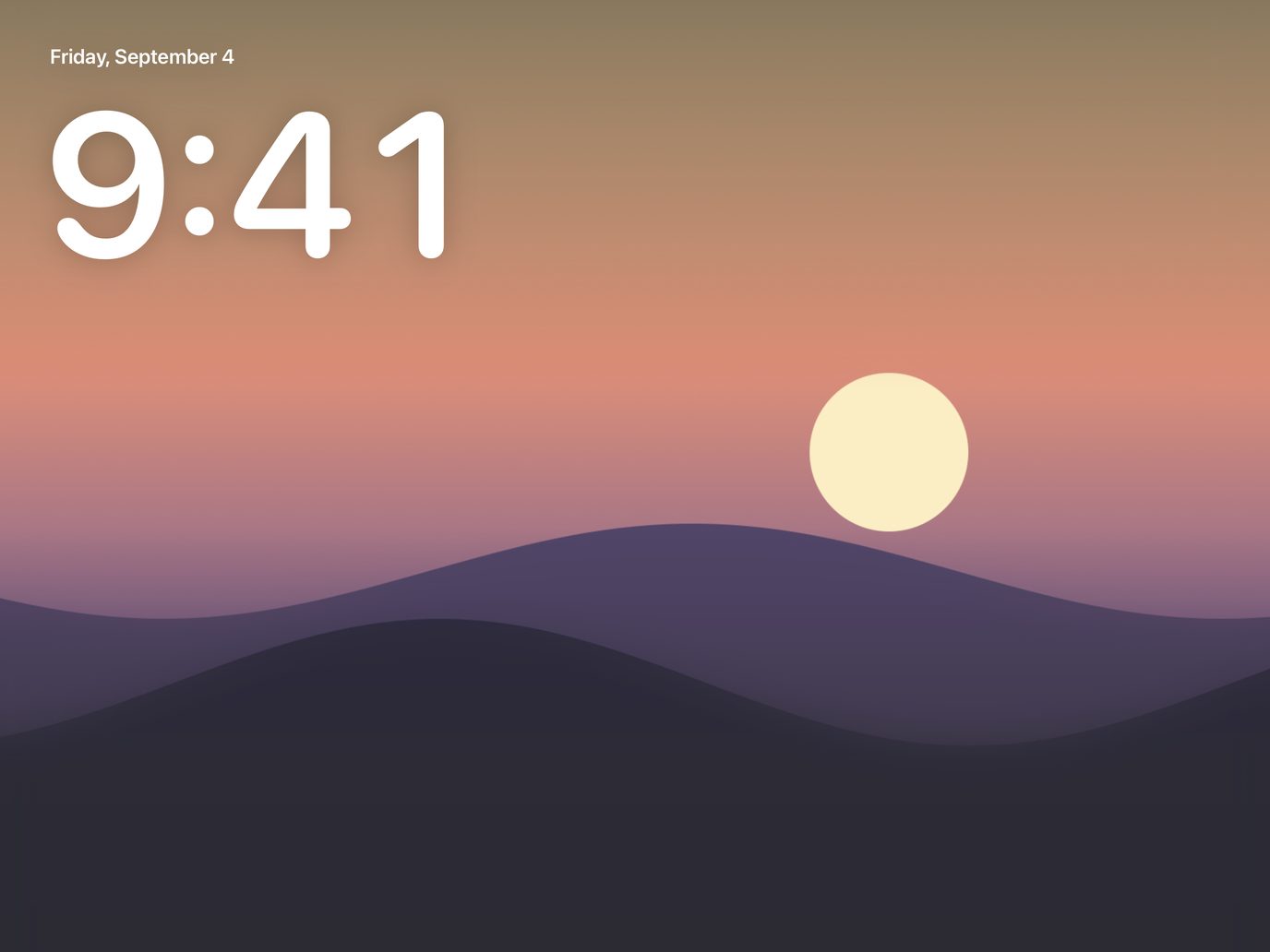 A photo frame when it’s idle: Dims to a photo and the time, and wakes when someone walks up.